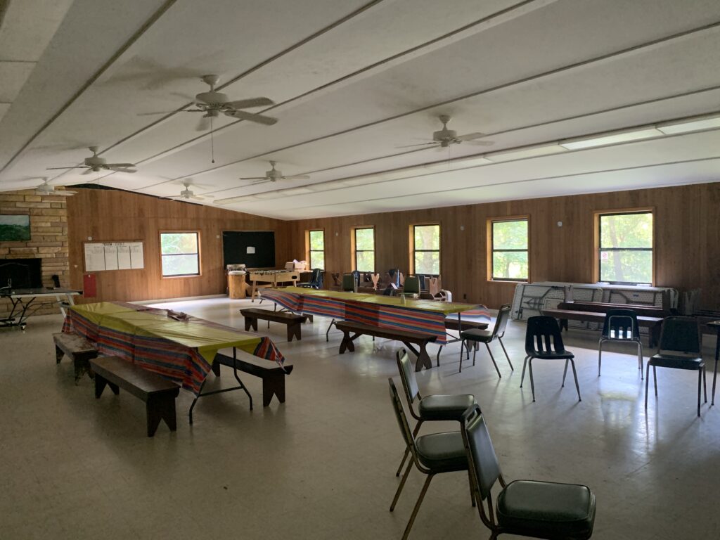 The Mess Hall Interior with seating